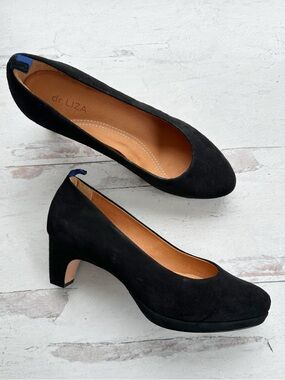 dr LIZA • sneaker pump - Black Suede 6.5W